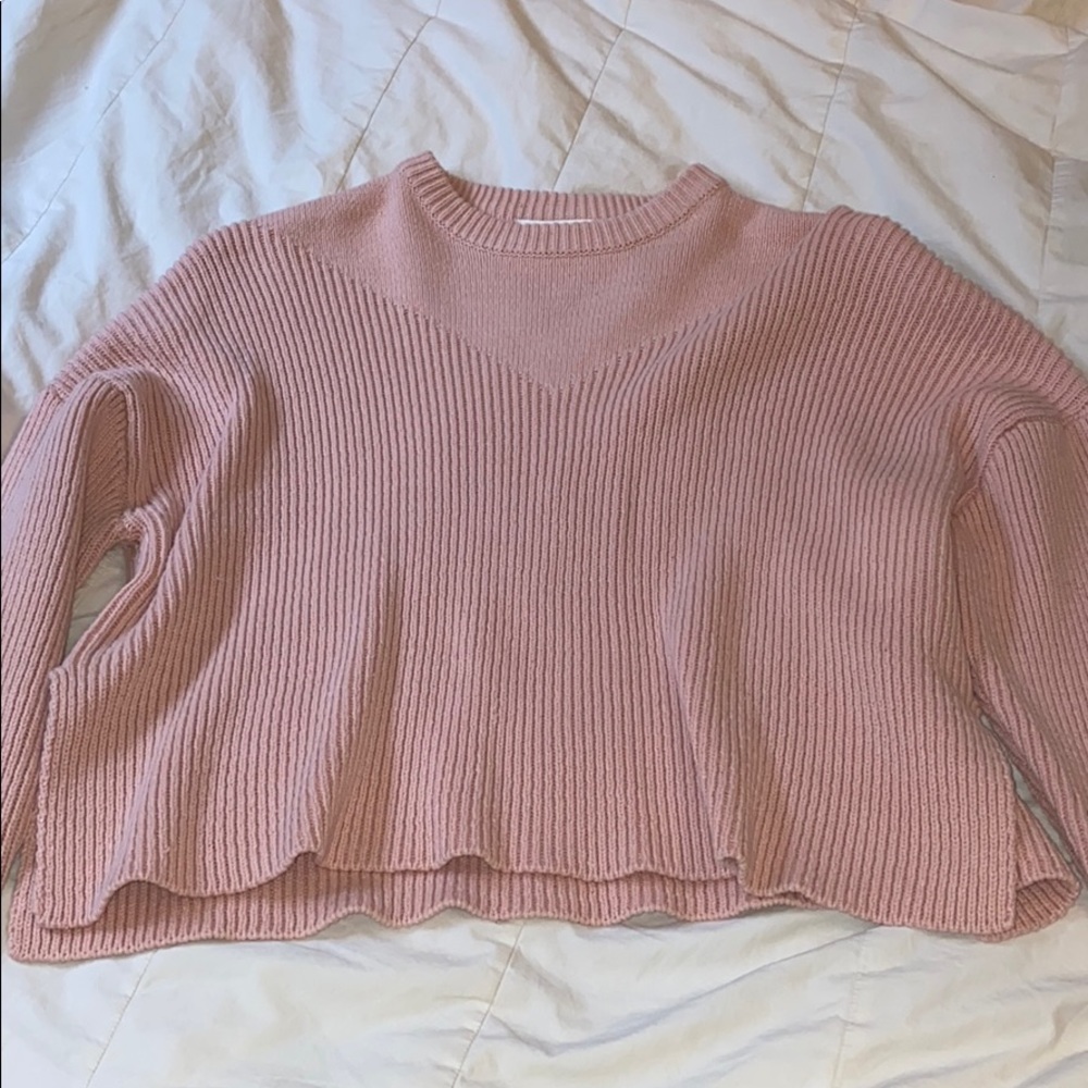 Light Pink Knit Sweater